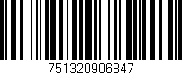 Código de barras (EAN, GTIN, SKU, ISBN): '751320906847'