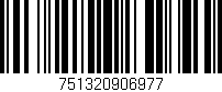 Código de barras (EAN, GTIN, SKU, ISBN): '751320906977'