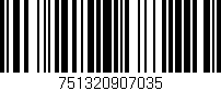 Código de barras (EAN, GTIN, SKU, ISBN): '751320907035'