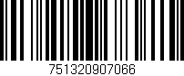 Código de barras (EAN, GTIN, SKU, ISBN): '751320907066'