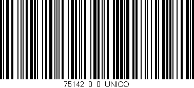 Código de barras (EAN, GTIN, SKU, ISBN): '75142_0_0_UNICO'