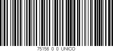 Código de barras (EAN, GTIN, SKU, ISBN): '75156_0_0_UNICO'