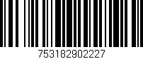 Código de barras (EAN, GTIN, SKU, ISBN): '753182902227'