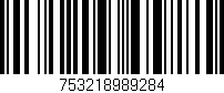 Código de barras (EAN, GTIN, SKU, ISBN): '753218989284'