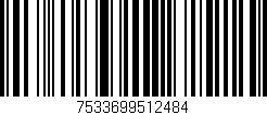 Código de barras (EAN, GTIN, SKU, ISBN): '7533699512484'
