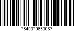 Código de barras (EAN, GTIN, SKU, ISBN): '7548673658867'