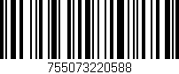 Código de barras (EAN, GTIN, SKU, ISBN): '755073220588'
