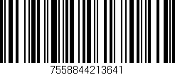 Código de barras (EAN, GTIN, SKU, ISBN): '7558844213641'