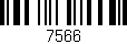 Código de barras (EAN, GTIN, SKU, ISBN): '7566'