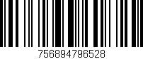 Código de barras (EAN, GTIN, SKU, ISBN): '756894796528'