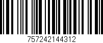 Código de barras (EAN, GTIN, SKU, ISBN): '757242144312'