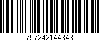 Código de barras (EAN, GTIN, SKU, ISBN): '757242144343'