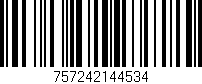 Código de barras (EAN, GTIN, SKU, ISBN): '757242144534'