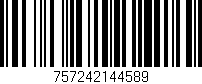 Código de barras (EAN, GTIN, SKU, ISBN): '757242144589'