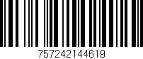 Código de barras (EAN, GTIN, SKU, ISBN): '757242144619'