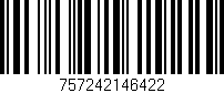 Código de barras (EAN, GTIN, SKU, ISBN): '757242146422'