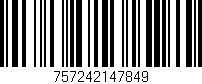 Código de barras (EAN, GTIN, SKU, ISBN): '757242147849'