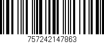Código de barras (EAN, GTIN, SKU, ISBN): '757242147863'