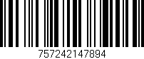 Código de barras (EAN, GTIN, SKU, ISBN): '757242147894'