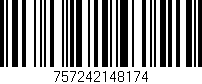 Código de barras (EAN, GTIN, SKU, ISBN): '757242148174'