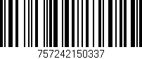 Código de barras (EAN, GTIN, SKU, ISBN): '757242150337'
