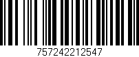 Código de barras (EAN, GTIN, SKU, ISBN): '757242212547'