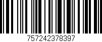 Código de barras (EAN, GTIN, SKU, ISBN): '757242378397'