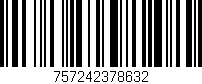 Código de barras (EAN, GTIN, SKU, ISBN): '757242378632'