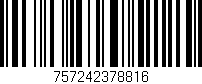 Código de barras (EAN, GTIN, SKU, ISBN): '757242378816'
