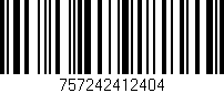Código de barras (EAN, GTIN, SKU, ISBN): '757242412404'