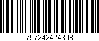 Código de barras (EAN, GTIN, SKU, ISBN): '757242424308'