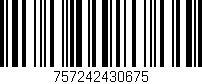 Código de barras (EAN, GTIN, SKU, ISBN): '757242430675'