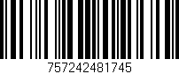 Código de barras (EAN, GTIN, SKU, ISBN): '757242481745'