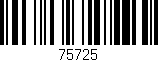 Código de barras (EAN, GTIN, SKU, ISBN): '75725'