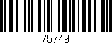 Código de barras (EAN, GTIN, SKU, ISBN): '75749'