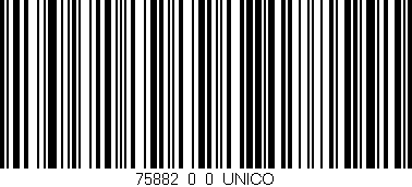 Código de barras (EAN, GTIN, SKU, ISBN): '75882_0_0_UNICO'
