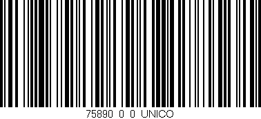 Código de barras (EAN, GTIN, SKU, ISBN): '75890_0_0_UNICO'