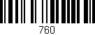 Código de barras (EAN, GTIN, SKU, ISBN): '760'
