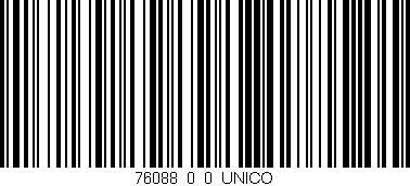 Código de barras (EAN, GTIN, SKU, ISBN): '76088_0_0_UNICO'