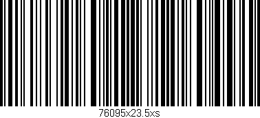 Código de barras (EAN, GTIN, SKU, ISBN): '76095x23.5xs'