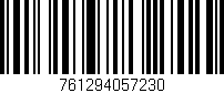 Código de barras (EAN, GTIN, SKU, ISBN): '761294057230'