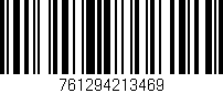 Código de barras (EAN, GTIN, SKU, ISBN): '761294213469'
