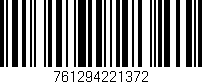 Código de barras (EAN, GTIN, SKU, ISBN): '761294221372'