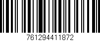 Código de barras (EAN, GTIN, SKU, ISBN): '761294411872'