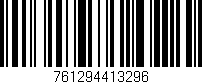 Código de barras (EAN, GTIN, SKU, ISBN): '761294413296'
