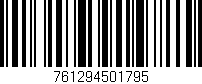 Código de barras (EAN, GTIN, SKU, ISBN): '761294501795'
