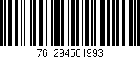 Código de barras (EAN, GTIN, SKU, ISBN): '761294501993'
