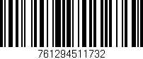 Código de barras (EAN, GTIN, SKU, ISBN): '761294511732'