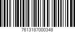 Código de barras (EAN, GTIN, SKU, ISBN): '7613187000348'