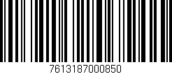 Código de barras (EAN, GTIN, SKU, ISBN): '7613187000850'